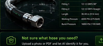 Hose dimension search blueprint